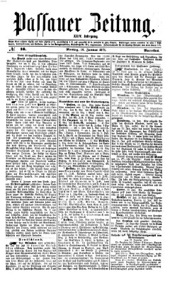 Passauer Zeitung Montag 16. Januar 1871