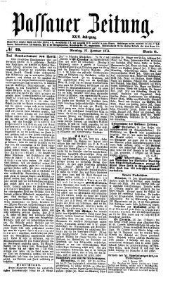 Passauer Zeitung Montag 23. Januar 1871