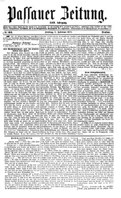 Passauer Zeitung Freitag 3. Februar 1871