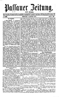 Passauer Zeitung Mittwoch 8. Februar 1871