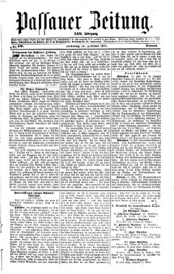 Passauer Zeitung Samstag 18. Februar 1871