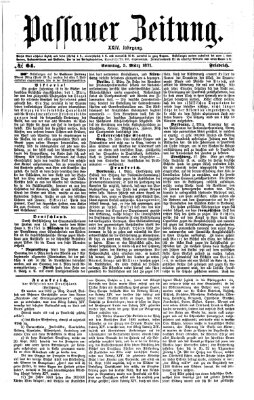 Passauer Zeitung Sonntag 5. März 1871