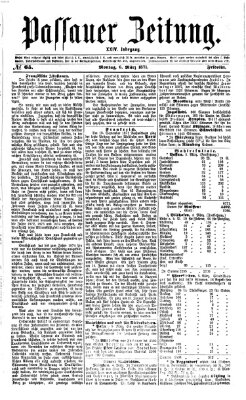 Passauer Zeitung Montag 6. März 1871