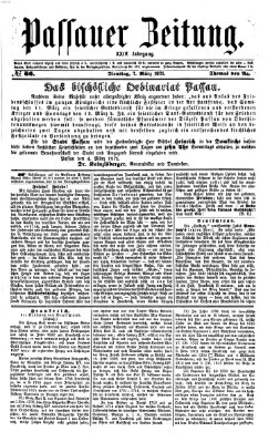 Passauer Zeitung Dienstag 7. März 1871