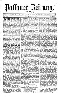 Passauer Zeitung Mittwoch 15. März 1871