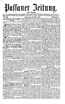 Passauer Zeitung Donnerstag 23. März 1871