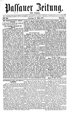 Passauer Zeitung Sonntag 26. März 1871