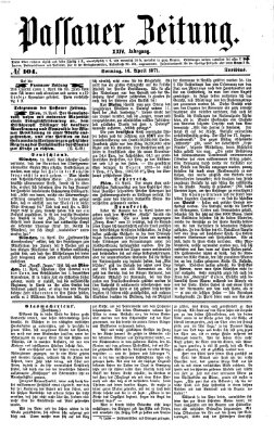 Passauer Zeitung Sonntag 16. April 1871