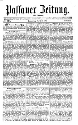 Passauer Zeitung Donnerstag 20. April 1871