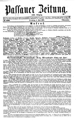 Passauer Zeitung Dienstag 2. Mai 1871