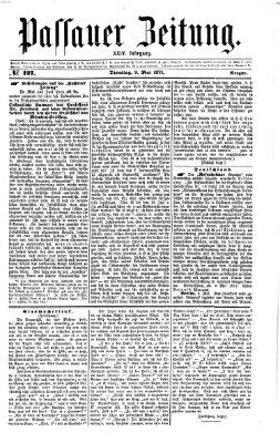 Passauer Zeitung Dienstag 9. Mai 1871