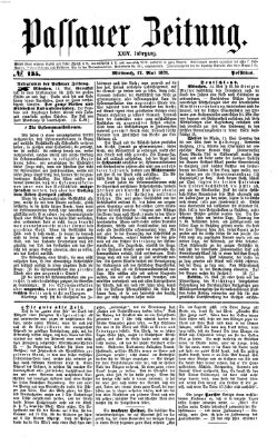 Passauer Zeitung Mittwoch 17. Mai 1871