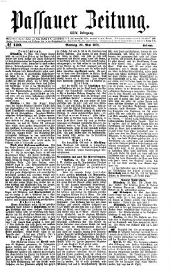 Passauer Zeitung Montag 22. Mai 1871