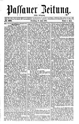 Passauer Zeitung Dienstag 13. Juni 1871