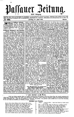 Passauer Zeitung Freitag 16. Juni 1871