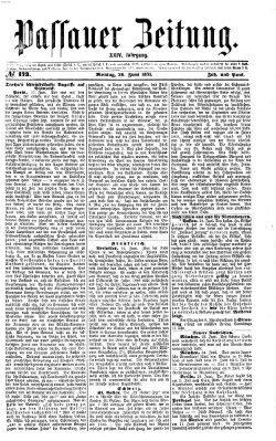 Passauer Zeitung Montag 26. Juni 1871