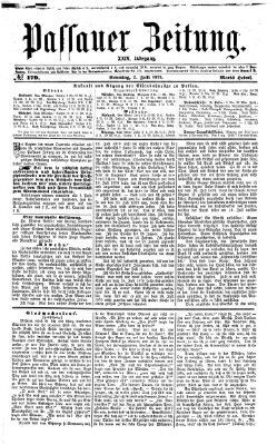 Passauer Zeitung Sonntag 2. Juli 1871