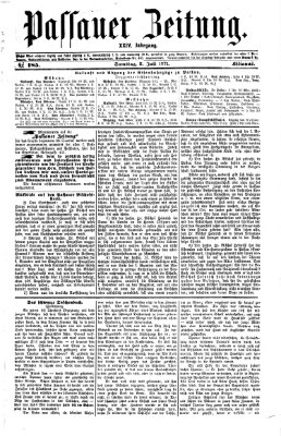 Passauer Zeitung Samstag 8. Juli 1871