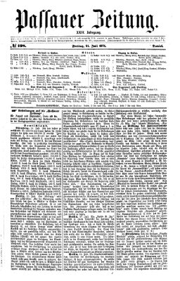 Passauer Zeitung Freitag 21. Juli 1871