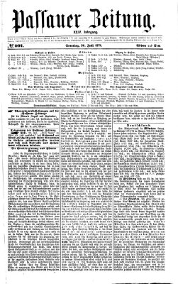 Passauer Zeitung Sonntag 30. Juli 1871