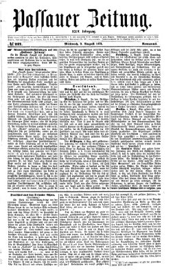 Passauer Zeitung Mittwoch 9. August 1871