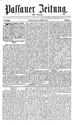 Passauer Zeitung Donnerstag 17. August 1871