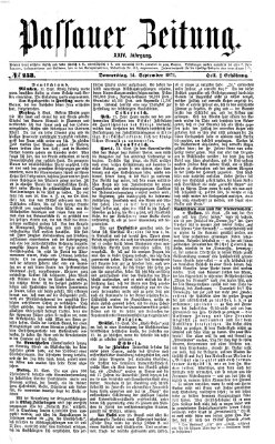 Passauer Zeitung Donnerstag 14. September 1871