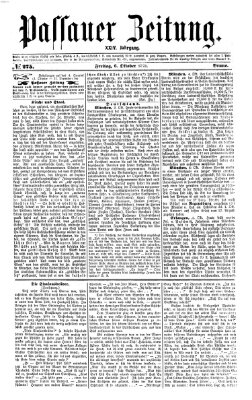 Passauer Zeitung Freitag 6. Oktober 1871