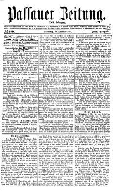 Passauer Zeitung Dienstag 10. Oktober 1871