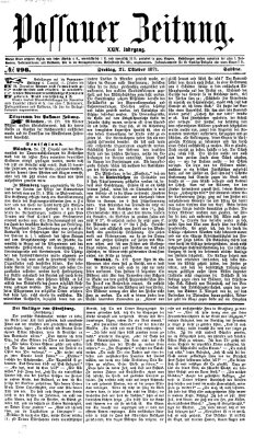 Passauer Zeitung Freitag 27. Oktober 1871