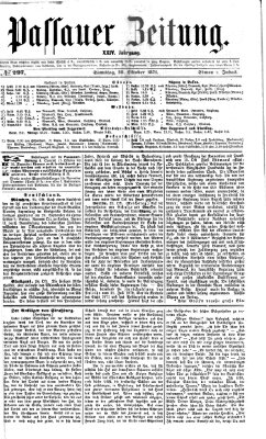 Passauer Zeitung Samstag 28. Oktober 1871