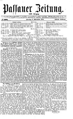 Passauer Zeitung Freitag 3. November 1871