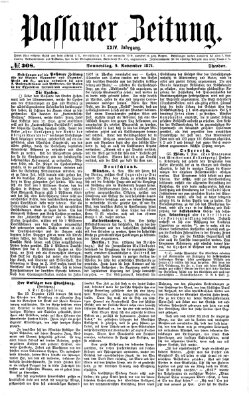 Passauer Zeitung Donnerstag 9. November 1871