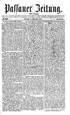 Passauer Zeitung Montag 13. November 1871