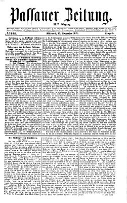 Passauer Zeitung Mittwoch 15. November 1871