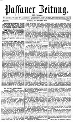 Passauer Zeitung Samstag 18. November 1871