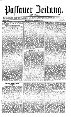 Passauer Zeitung Sonntag 26. November 1871