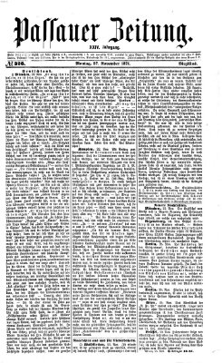 Passauer Zeitung Montag 27. November 1871