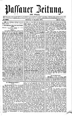 Passauer Zeitung Sonntag 3. Dezember 1871