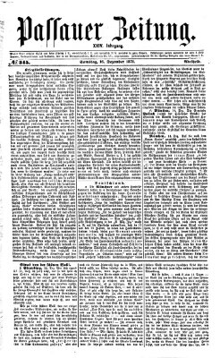 Passauer Zeitung Samstag 16. Dezember 1871