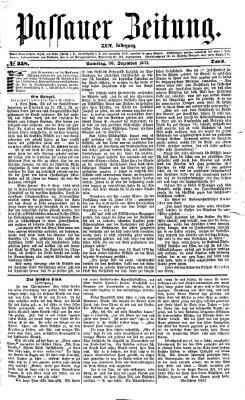 Passauer Zeitung Samstag 30. Dezember 1871