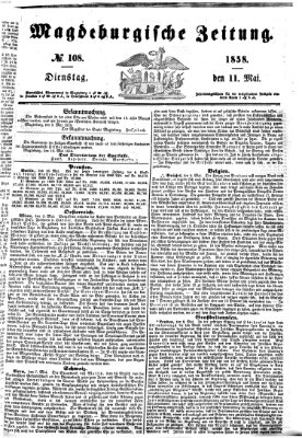 Magdeburgische Zeitung Dienstag 11. Mai 1858