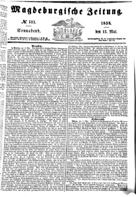 Magdeburgische Zeitung Samstag 15. Mai 1858