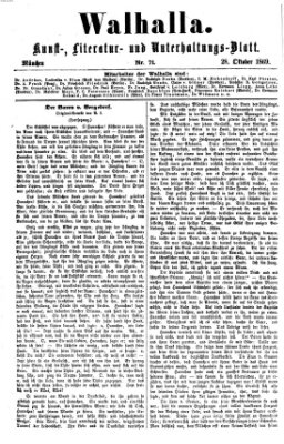 Walhalla (Der Bayerische Landbote) Donnerstag 28. Oktober 1869