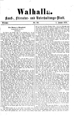 Walhalla (Der Bayerische Landbote) Samstag 1. Januar 1870