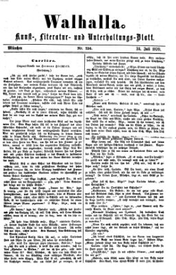 Walhalla (Der Bayerische Landbote) Sonntag 24. Juli 1870