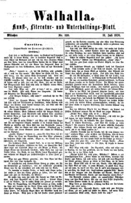 Walhalla (Der Bayerische Landbote) Sonntag 31. Juli 1870