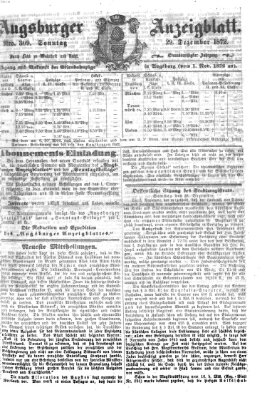 Augsburger Anzeigeblatt Sonntag 29. Dezember 1872