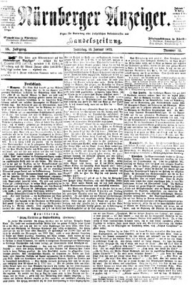 Nürnberger Anzeiger Samstag 13. Januar 1872