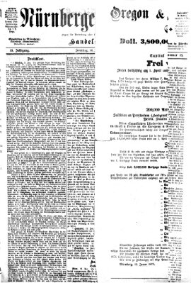 Nürnberger Anzeiger Sonntag 14. Januar 1872